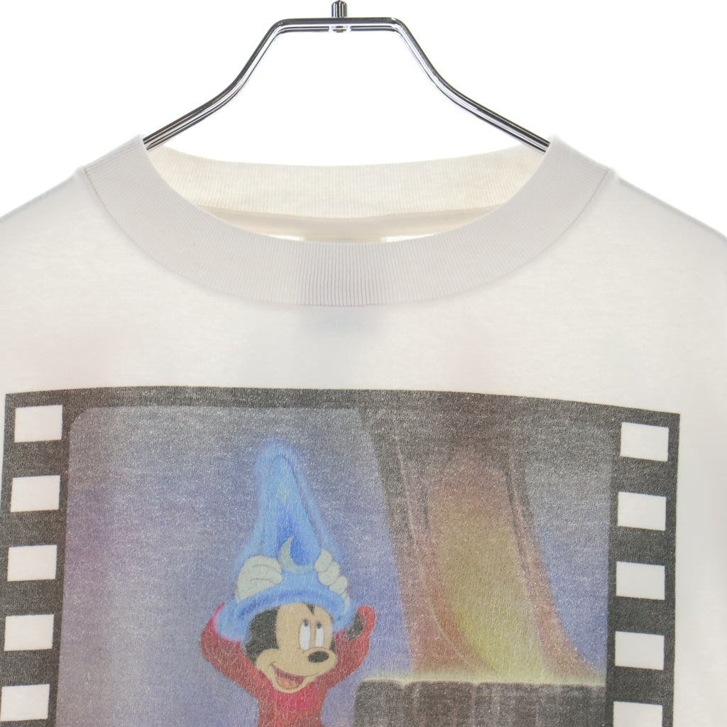 SAINT MICHAEL(セントマイケル) 26AW DSNY SS T-SHIRT/FANTASIA クルーネック半袖Tシャツカットソー ホワイト SM-MK1-0000-C86