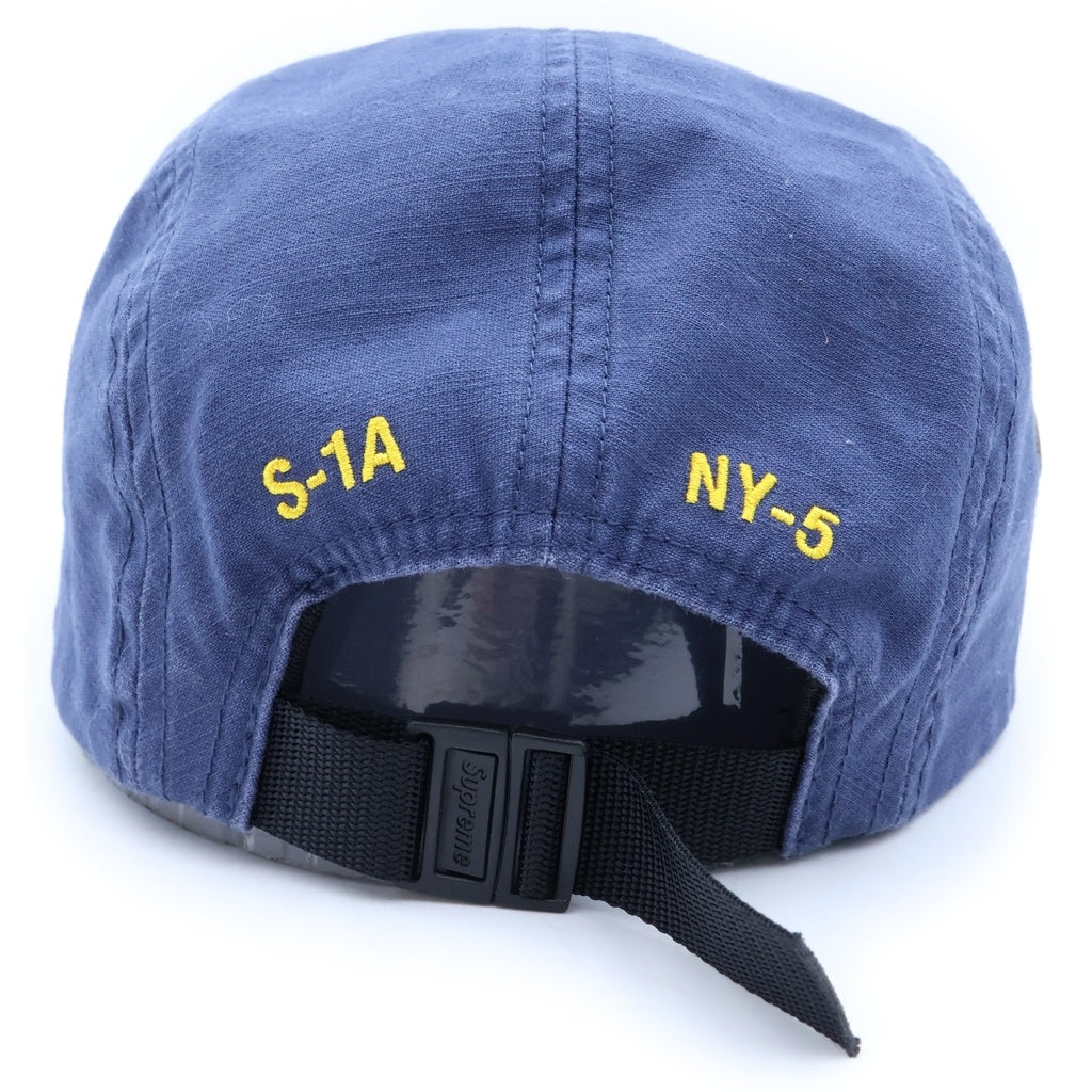 SUPREME(シュプリーム) 23AW Military Camp Cap ミリタリーキャンプキャップ ボックスロゴ キャップ 帽子 ネイビー