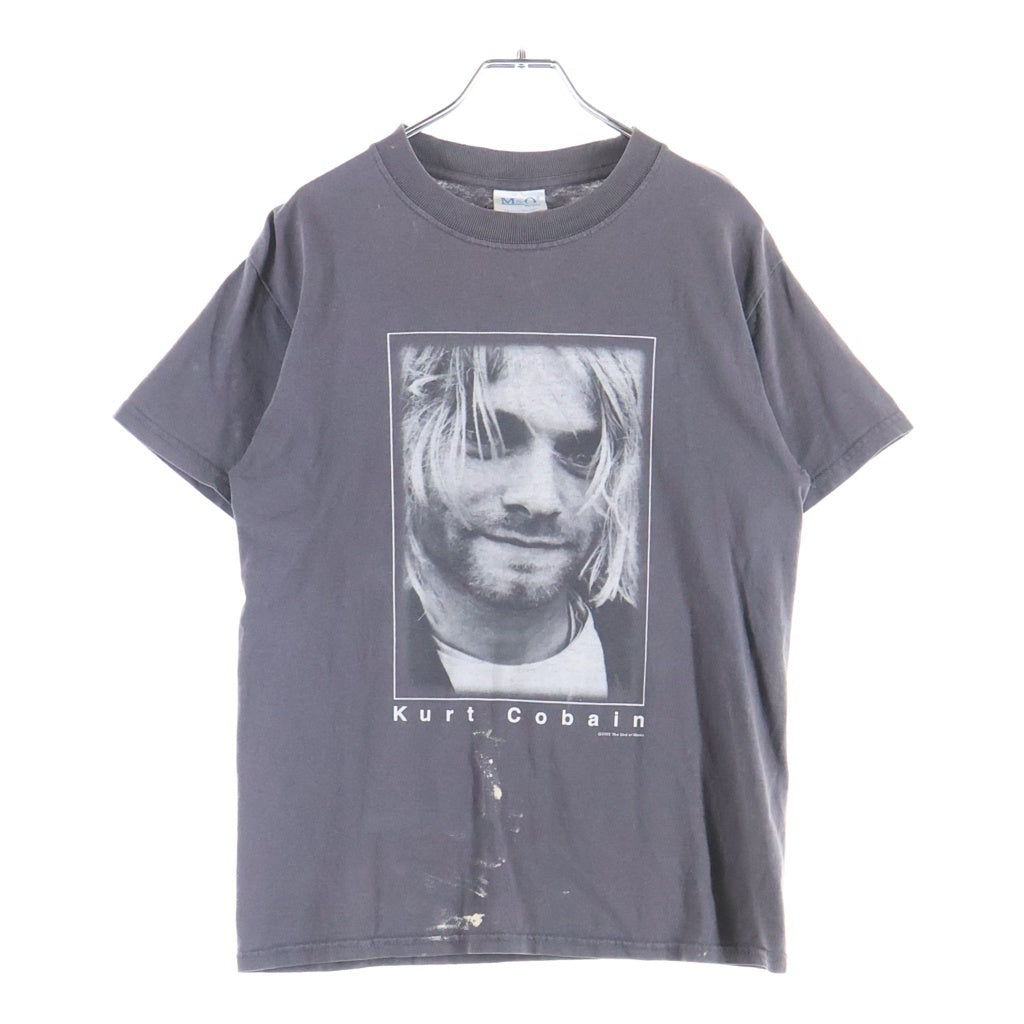VINTAGE(ヴィンテージ) 00s Kurt Cobain ヴィンテージ カートコバーン フォトプリント クルーネック半袖Tシャツカットソー グレー