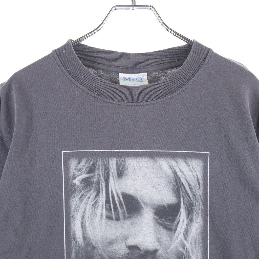VINTAGE(ヴィンテージ) 00s Kurt Cobain ヴィンテージ カートコバーン フォトプリント クルーネック半袖Tシャツカットソー グレー