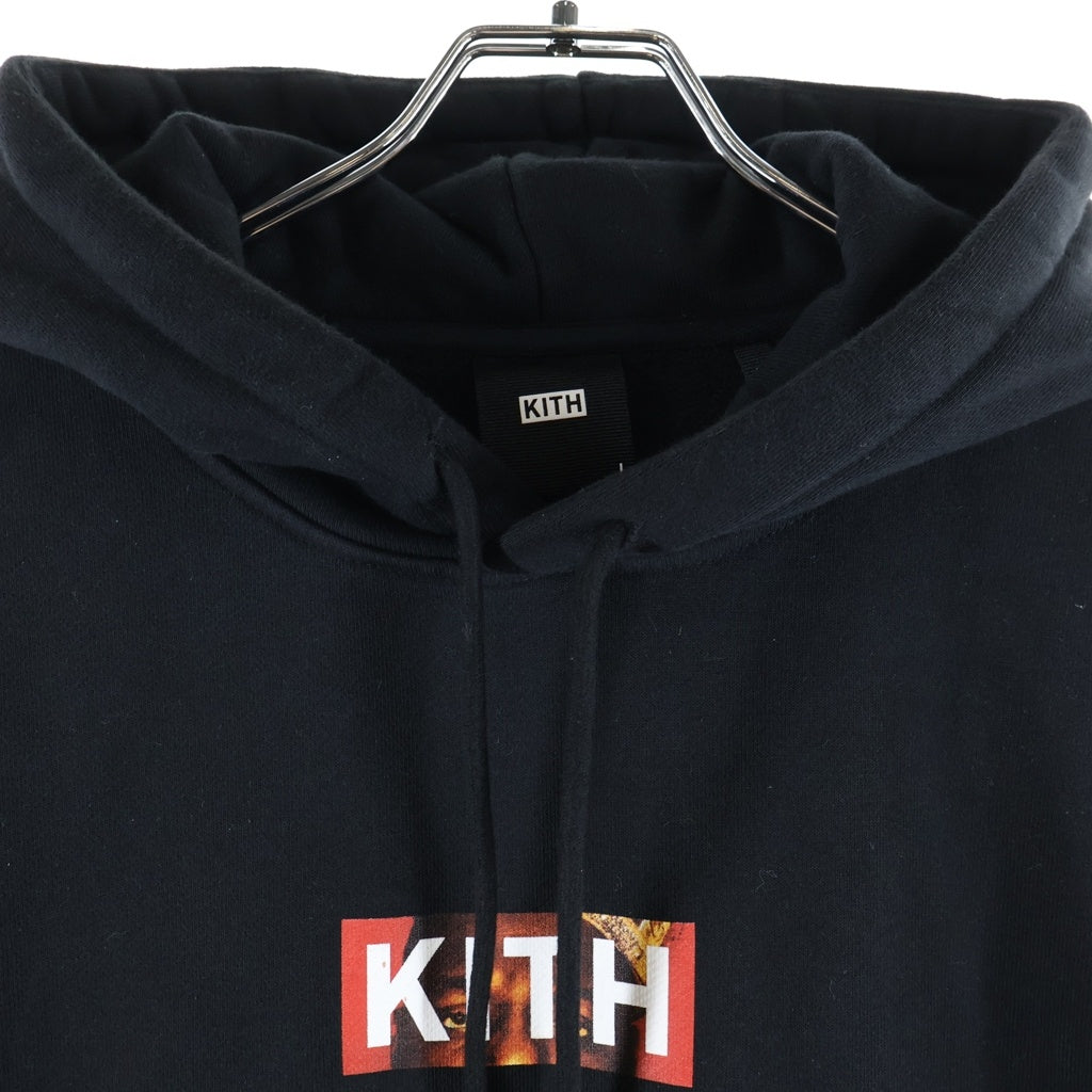 KITH(キス) ×The Nortorious B.I.G Classic Logo Hoddieプルオーバー長袖スウェットパーカー ブラック