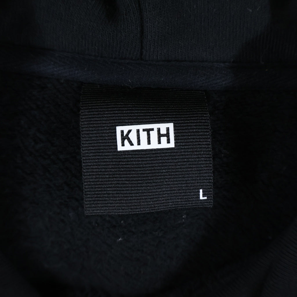 KITH(キス) ×The Nortorious B.I.G Classic Logo Hoddieプルオーバー長袖スウェットパーカー ブラック