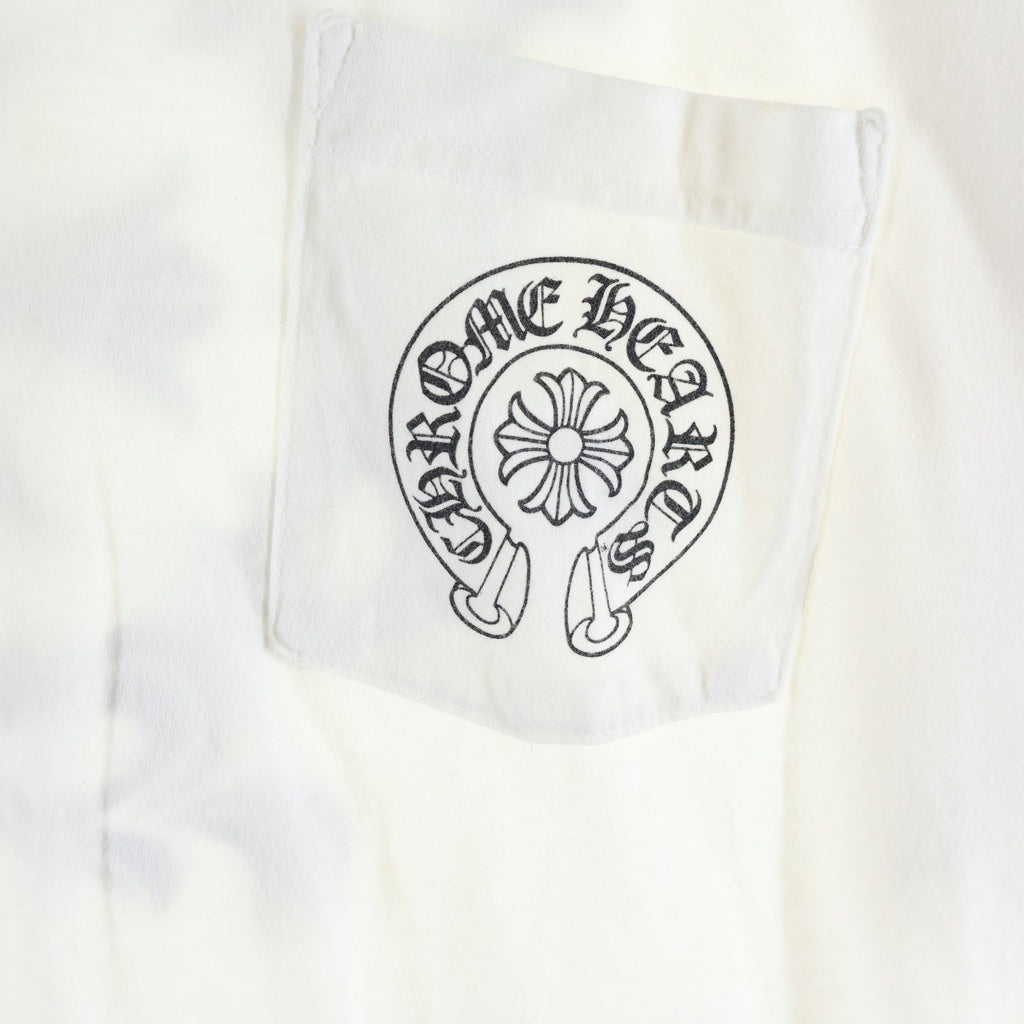 CHROME HEARTS(クロムハーツ) OLD CH T-SHIRT エクスクルーシブ ホノルル ホースシュー 半袖Tシャツ カットソー 両面プリント