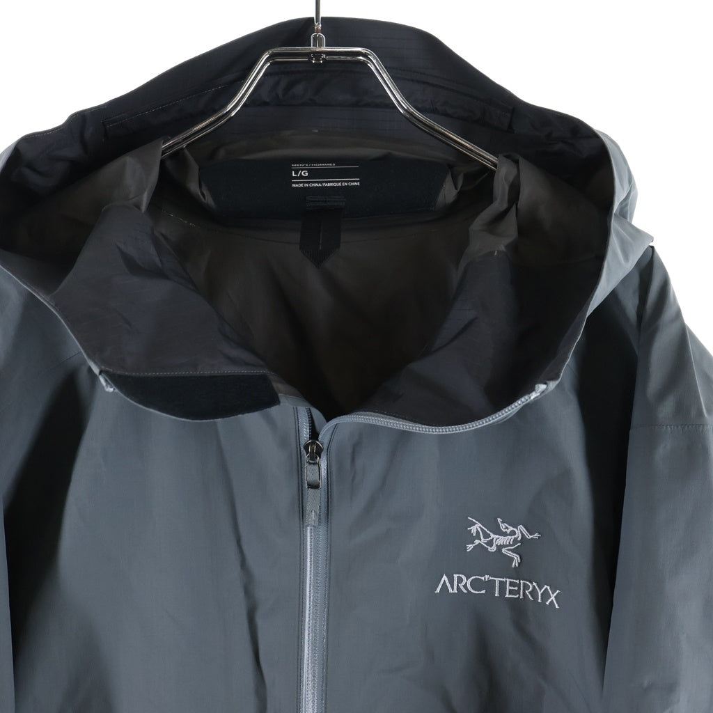 ARC'TERYX(アークテリクス) ZETA SL JACKET ナイロン ジップアップ シェルジャケット ブルゾンジャケット マウンテンパーカー グレー 21776