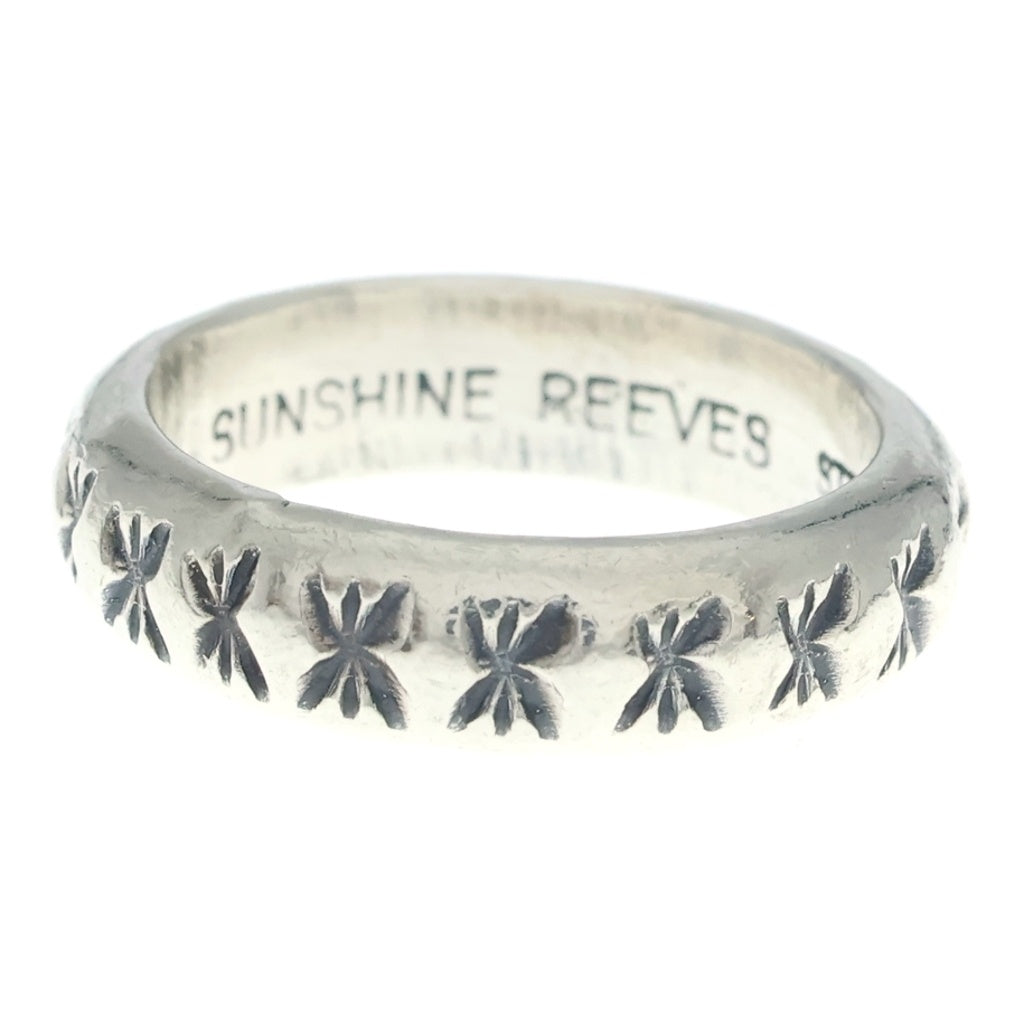 INDIAN JEWELRY(インディアンジュエリー) NAVAJO SUNSHINE REEVES STERLING製 ナバホ族 サンシャインリーブス スターリング リング 指輪 シルバー