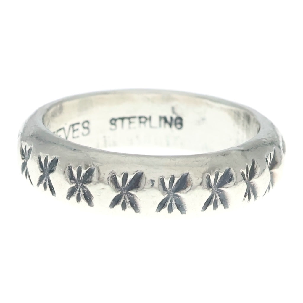 INDIAN JEWELRY(インディアンジュエリー) NAVAJO SUNSHINE REEVES STERLING製 ナバホ族 サンシャインリーブス スターリング リング 指輪 シルバー