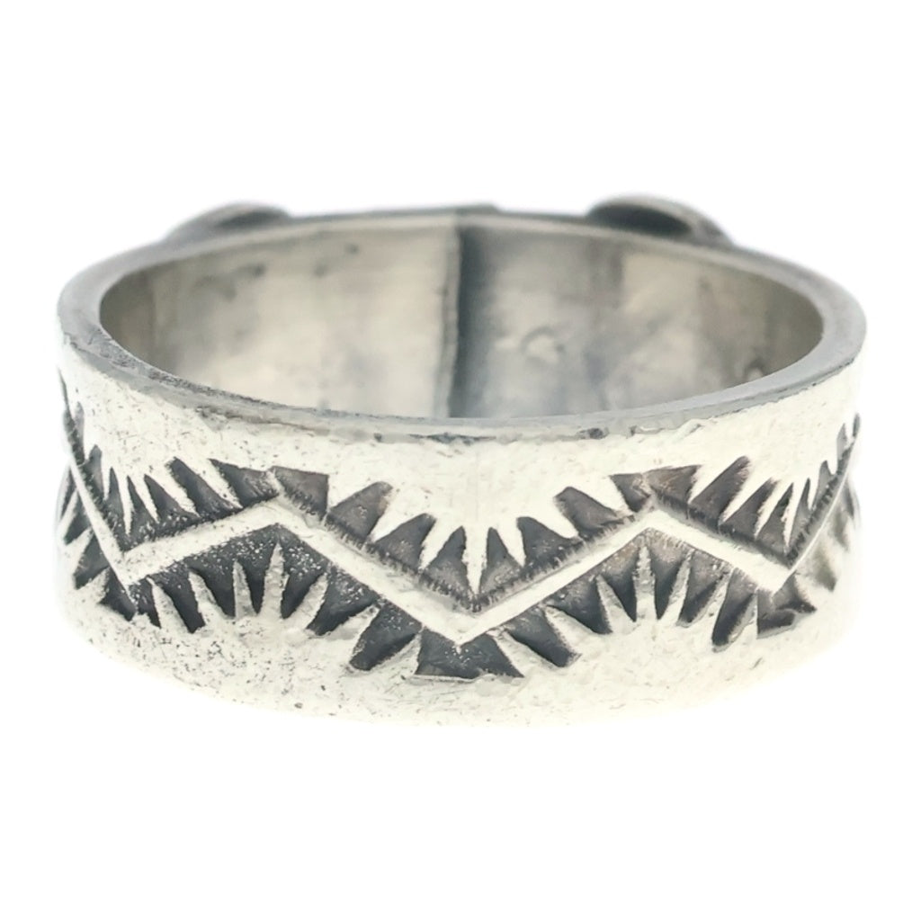 INDIAN JEWELRY(インディアンジュエリー) NAVAJO SUNSHINE REEVES ナバホ族 サンシャイン リーブス スターリング アポロコンチョリング 指輪 シルバー