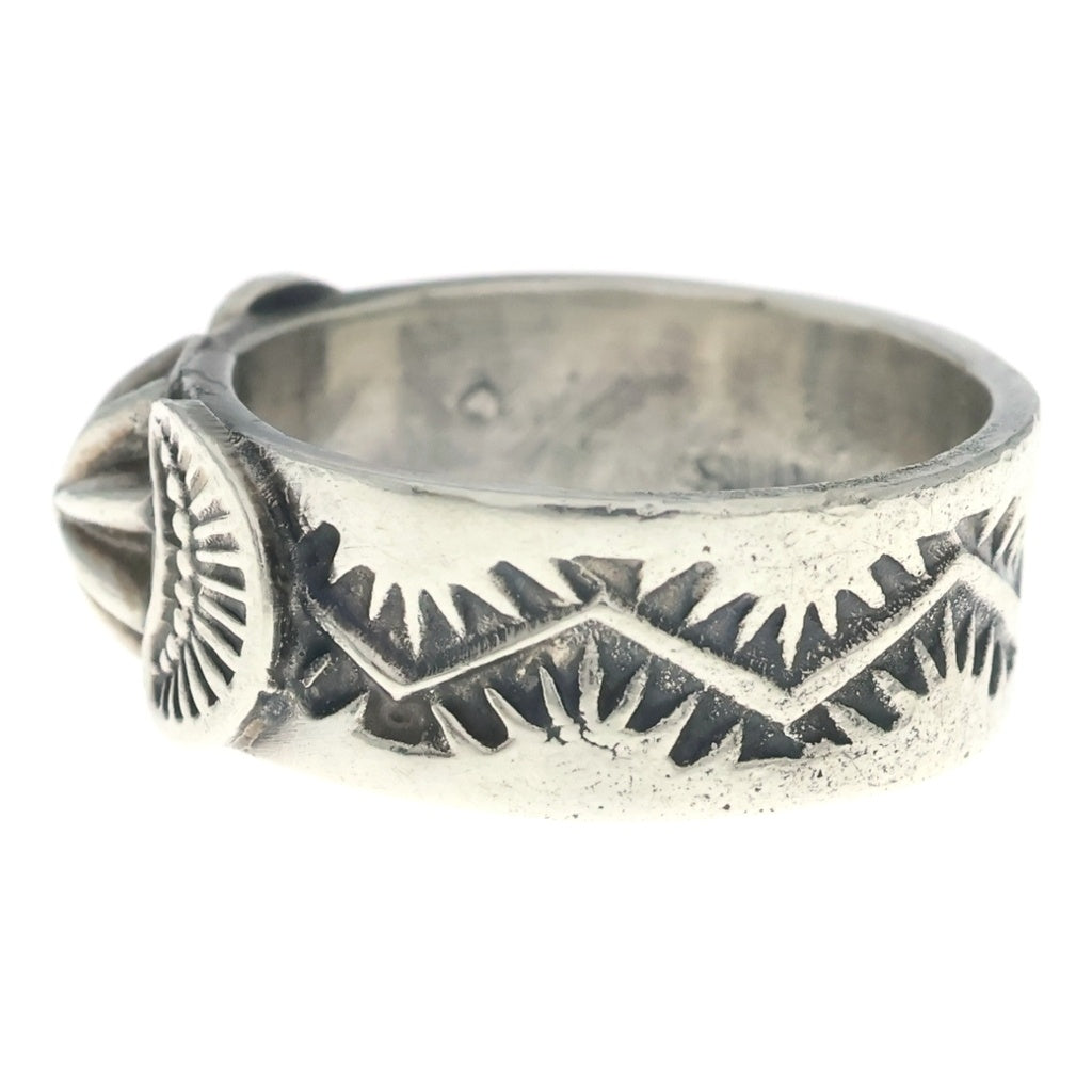 INDIAN JEWELRY(インディアンジュエリー) NAVAJO SUNSHINE REEVES ナバホ族 サンシャイン リーブス スターリング アポロコンチョリング 指輪 シルバー