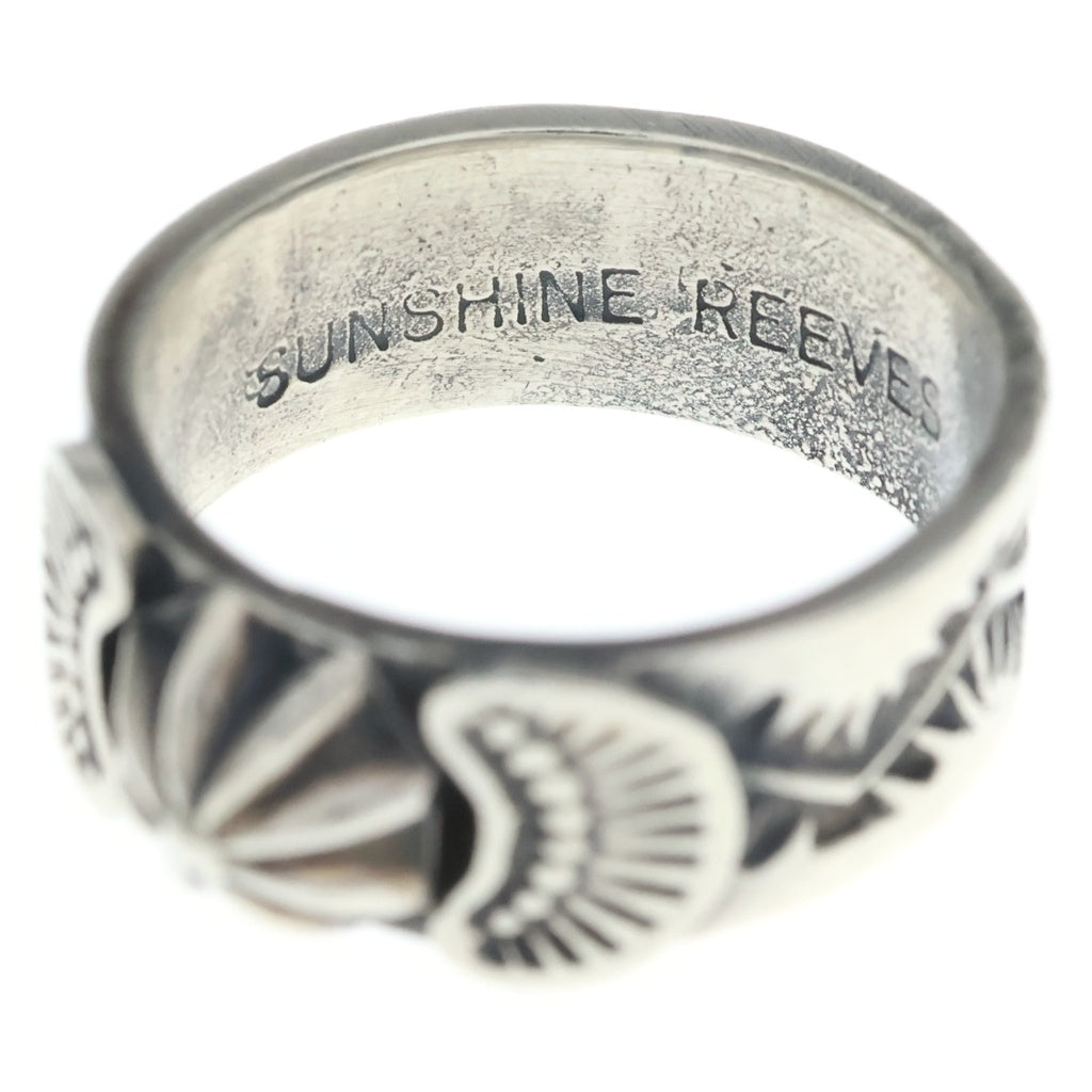 INDIAN JEWELRY(インディアンジュエリー) NAVAJO SUNSHINE REEVES ナバホ族 サンシャイン リーブス スターリング アポロコンチョリング 指輪 シルバー