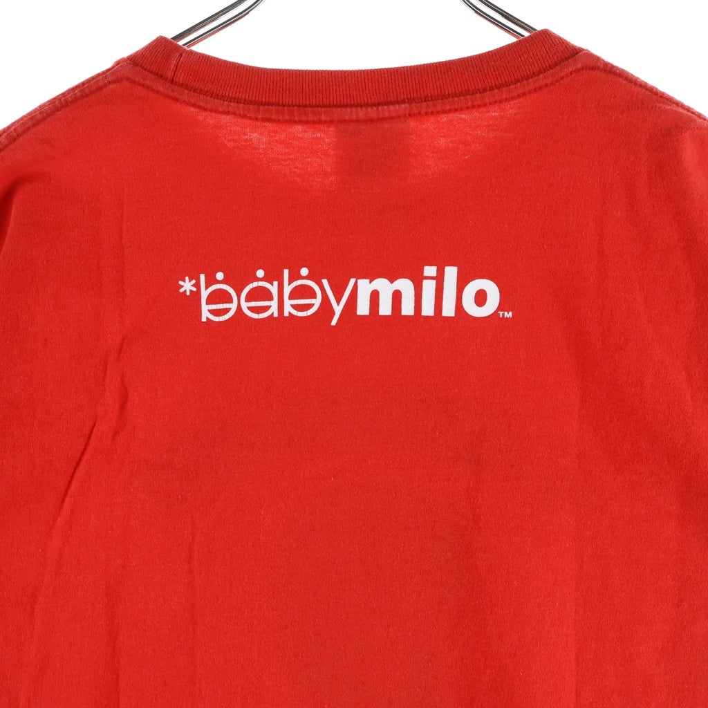 A BATHING APE(アベイシングエイプ) VINTAGE 90s BABY MILO ベイビーマイロ クルーネック半袖Tシャツカットソー レッド
