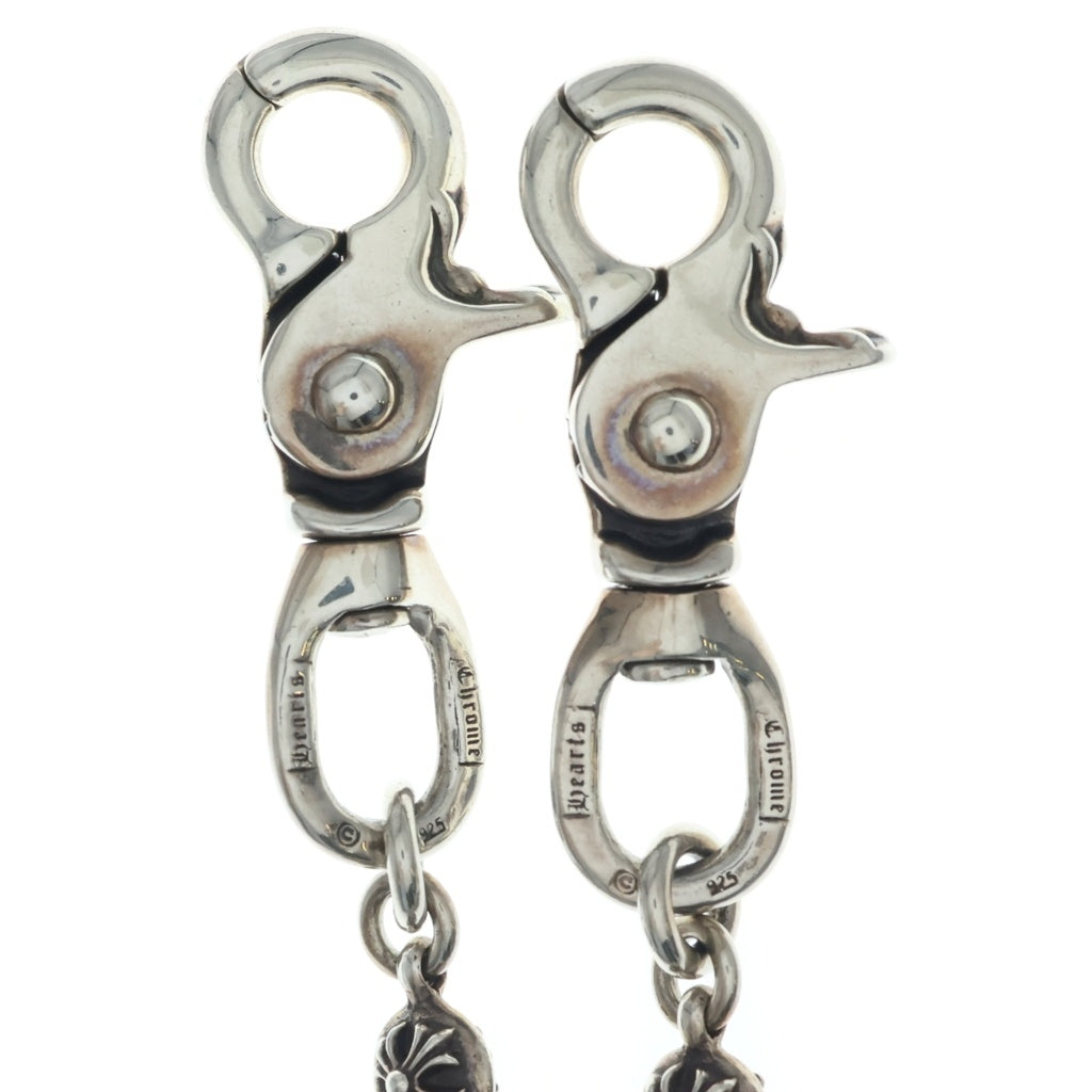 CHROME HEARTS(クロムハーツ) 1BALL SHORT-T/2クリップショート#1クロスボール ウォレットチェーン シルバー BCA062