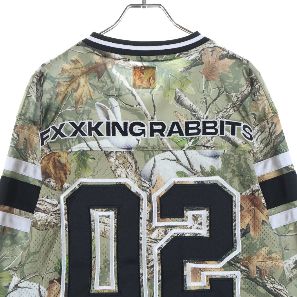 FR2(エフアールツー) 24SS Football Game Shirt リアルツリー フットボールゲームシャツ 長袖Tシャツカットソー カーキ FRC4151
