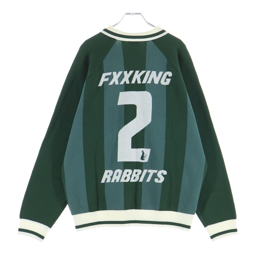 FR2(エフアールツー) 26SS Game Knit Shirt ハーフジップ 長袖ゲームニットシャツ グリーン FRK052