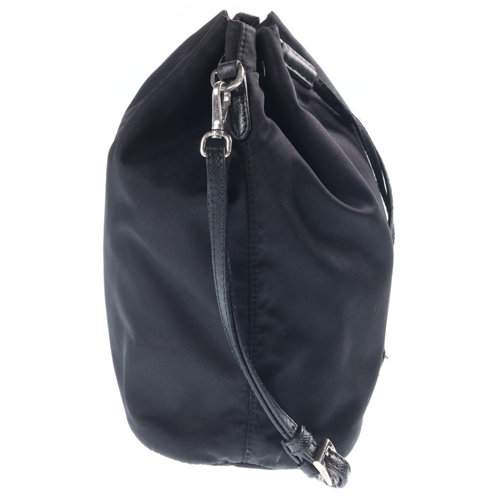 PRADA(プラダ) Re-Nylon リナイロン 巾着 ポーチ ブラック 1NS369 R067 レディース