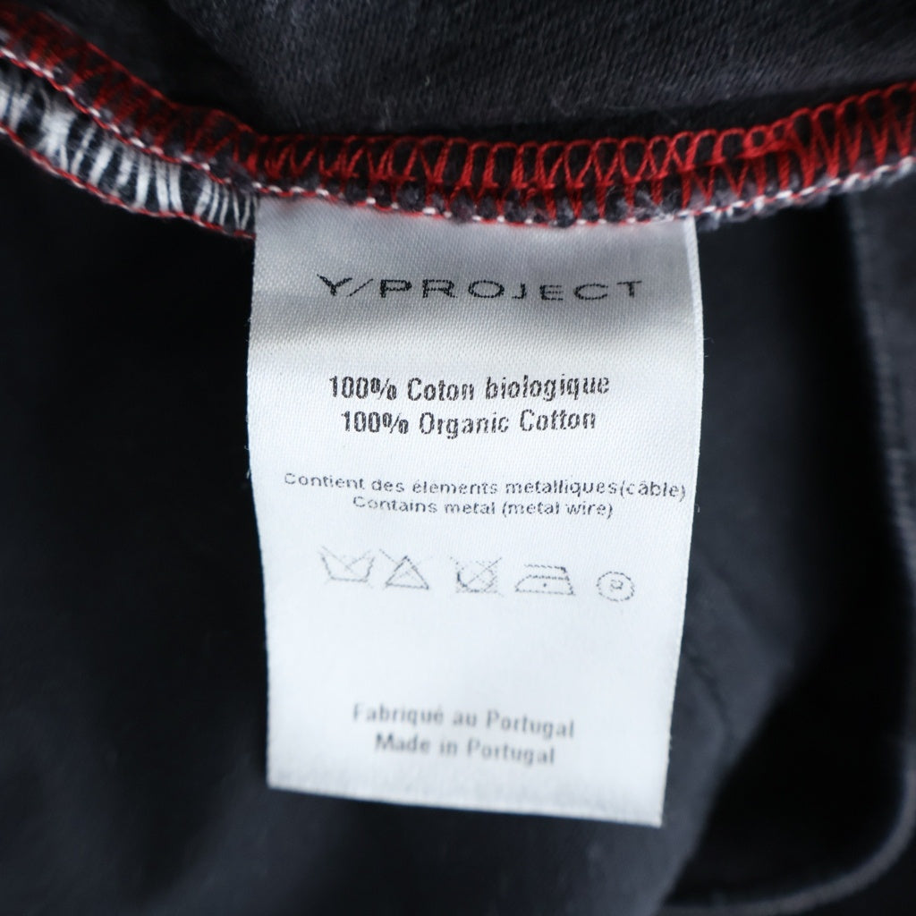 Y/PROJECT(ワイプロジェクト) 23AW EVERGREEN WIRE JEANS エバーグリーン ワイヤーデニムパンツ ジーンズ ブラック