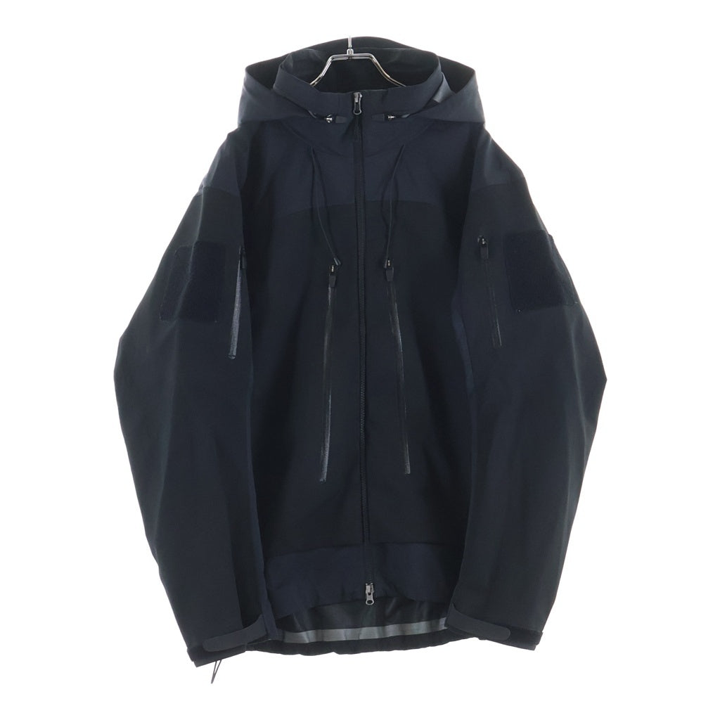 NO BRAND(ノーブランド) 【REINDEE LUSION】 レインディ リューション 24AW 全天候型ハードシェル3レイヤーパフォーマンスナイロンジャケット ブラック