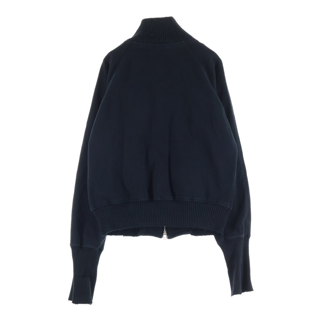 Perfect Ribs(パーフェクトリブス) Zip-up driver's knit ジップアップドライバーズスウェットジャケット ブラック