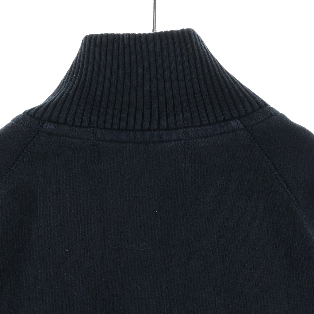 Perfect Ribs(パーフェクトリブス) Zip-up driver's knit ジップアップドライバーズスウェットジャケット ブラック