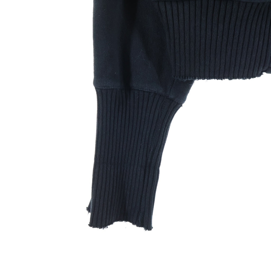 Perfect Ribs(パーフェクトリブス) Zip-up driver's knit ジップアップドライバーズスウェットジャケット ブラック