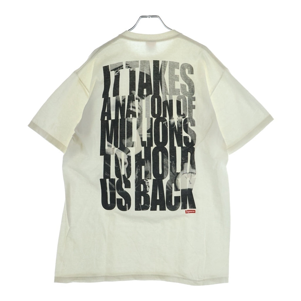 SUPREME(シュプリーム) 06SS Public Enemy Tee パブリック エネミー クルーネック半袖Tシャツカットソー ホワイト