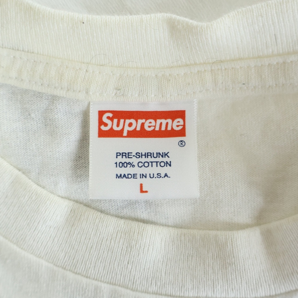 SUPREME(シュプリーム) 06SS Public Enemy Tee パブリック エネミー クルーネック半袖Tシャツカットソー ホワイト