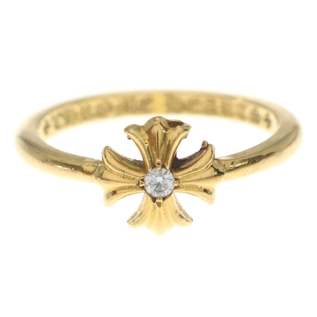 CHROME HEARTS(クロムハーツ) 22K BUBBLGM CH PLS DIA バブルガム プラス 1ダイヤ ゴールド リング