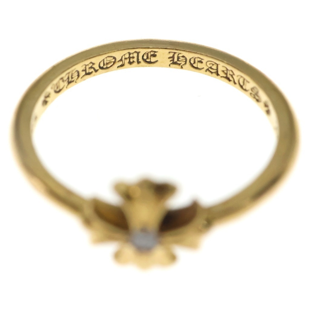 CHROME HEARTS(クロムハーツ) 22K BUBBLGM CH PLS DIA バブルガム プラス 1ダイヤ ゴールド リング