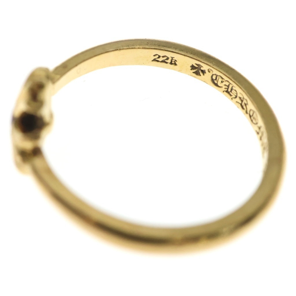 CHROME HEARTS(クロムハーツ) 22K BUBBLGM CH PLS DIA バブルガム プラス 1ダイヤ ゴールド リング