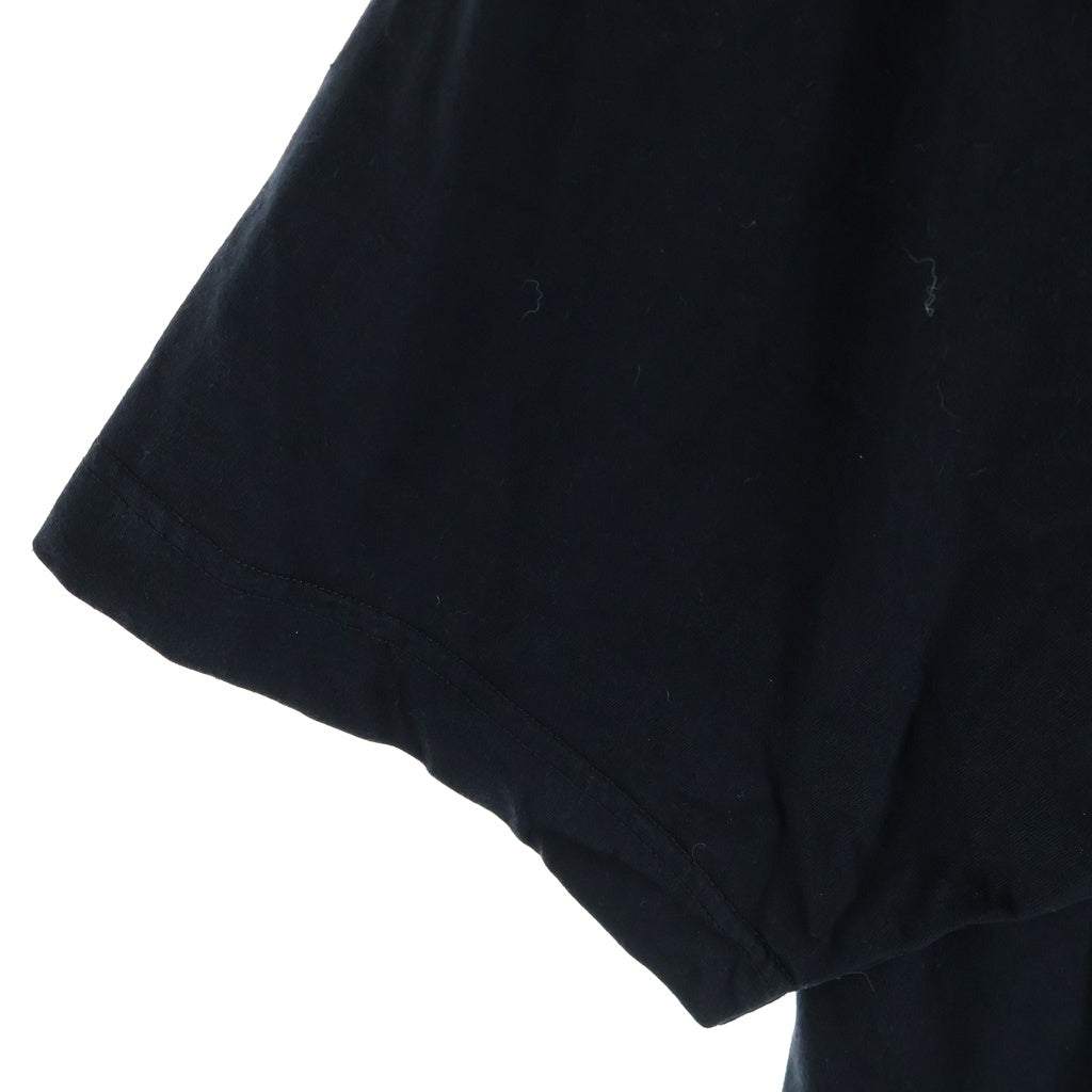 VETEMENTS(ヴェトモン) 22SS MAYBE MENTAL メイビーメンタル 両面プリント クルーネック半袖Tシャツカットソー ブラック UE52TR320B