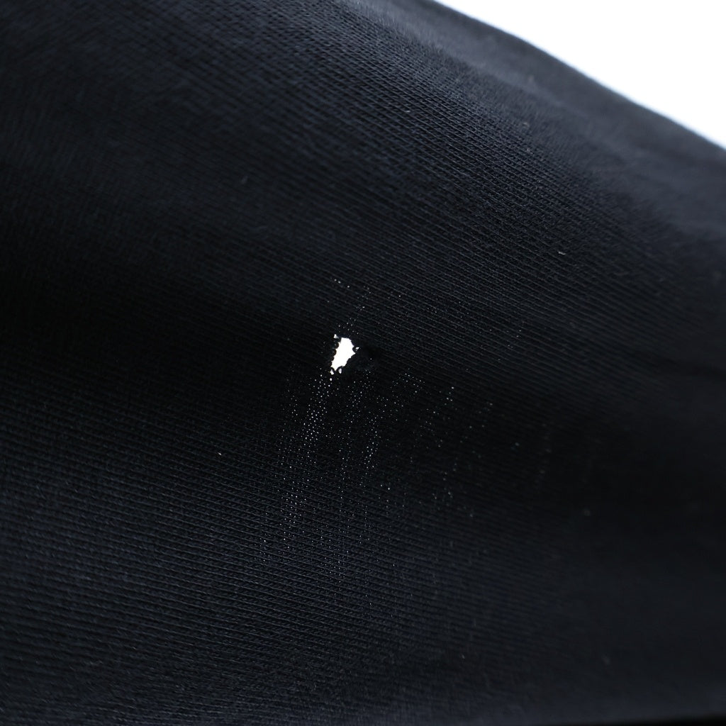 VETEMENTS(ヴェトモン) 22SS Metal Patched Logo T-Shirt メタルパッチロゴ クルーネック半袖Tシャツカットソー ブラック UE52TR350B