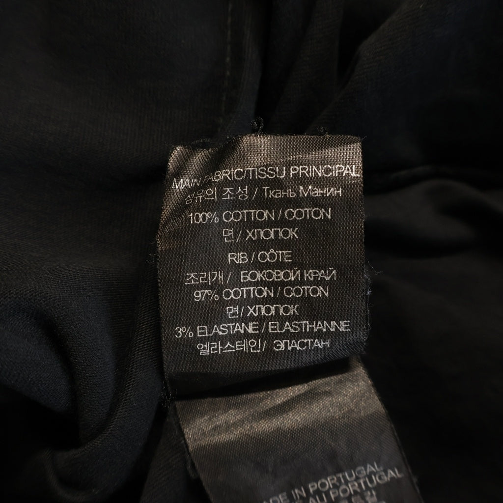 VETEMENTS(ヴェトモン) 22SS Metal Patched Logo T-Shirt メタルパッチロゴ クルーネック半袖Tシャツカットソー ブラック UE52TR350B