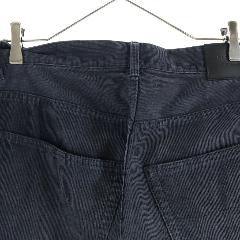 BALENCIAGA(バレンシアガ) 23AW Runway Baggy Jeans コーデュロイワイドパンツ ブラック 773763 TPW58