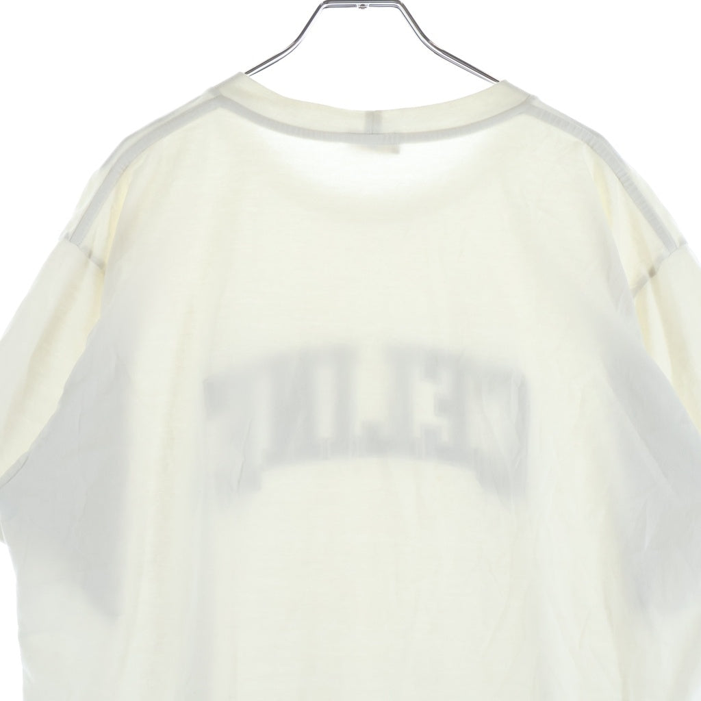 CELINE(セリーヌ) Logo Loose T-Shirts RX0AY671Q フロントルーズフリッキーロゴプリント クルーネック半袖Tシャツカットソー ホワイト
