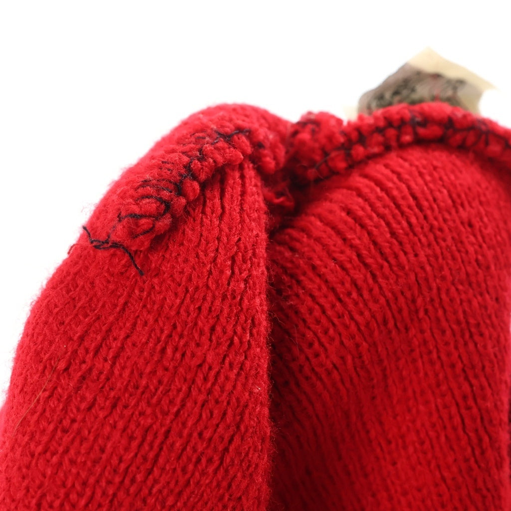 CHROME HEARTS(クロムハーツ) OLD ACRYL WATCH CAP オールド CHロゴ刺繍アクリルニットビーニー 帽子 レッド