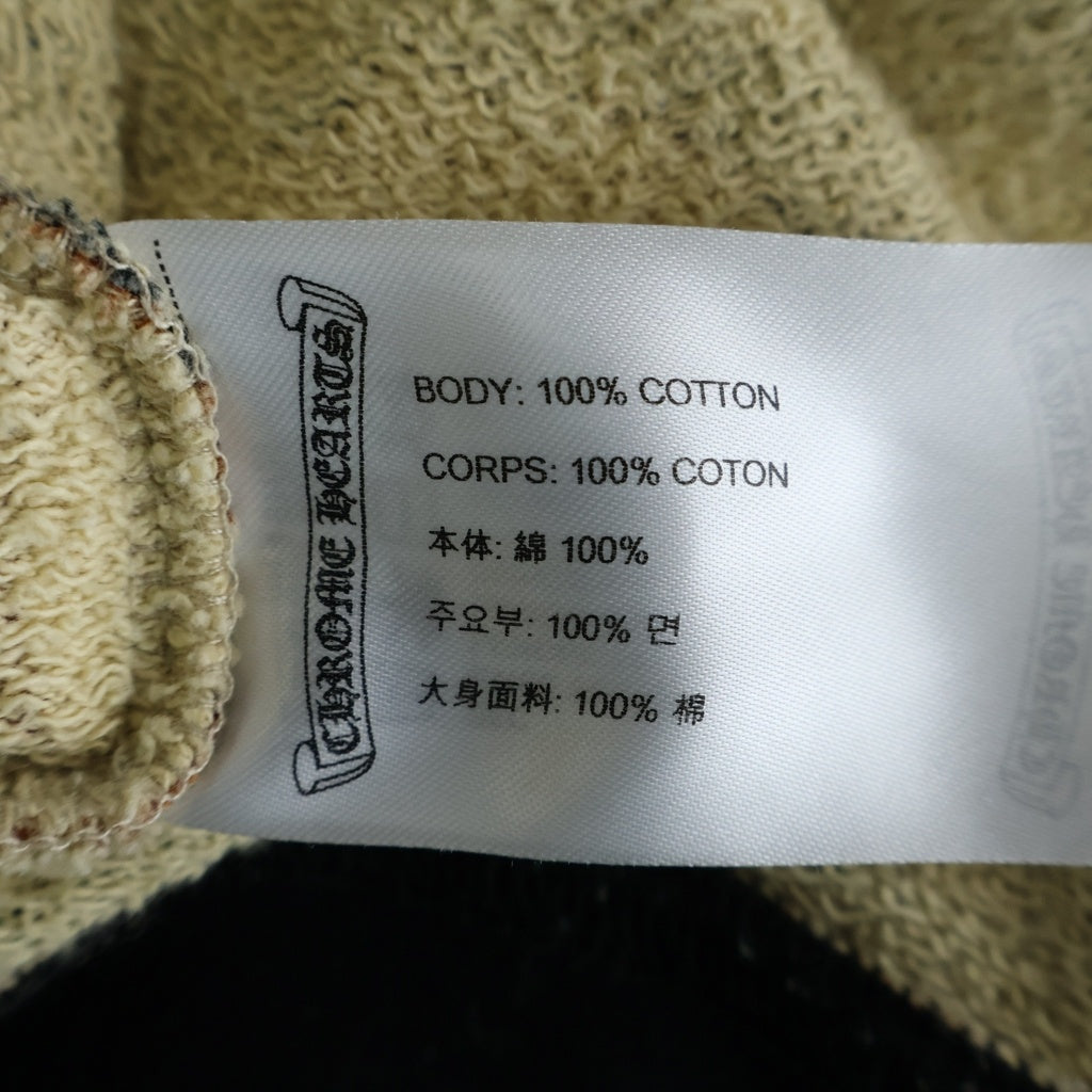 CHROME HEARTS(クロムハーツ) 22SS PPO CAUTION ZIP UP HOODIE マッティボーイ コーション ジップアップフーディ ジップアップパーカー カーキ