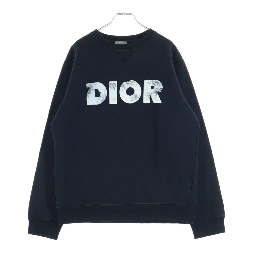 DIOR(ディオール) 20SS × DANIEL ARSHAM 3D LOGO SWEATSHIRT ダニエルアーシャム 3Dロゴ クルーネックスウェットトレーナー ブラック 023J604A0531