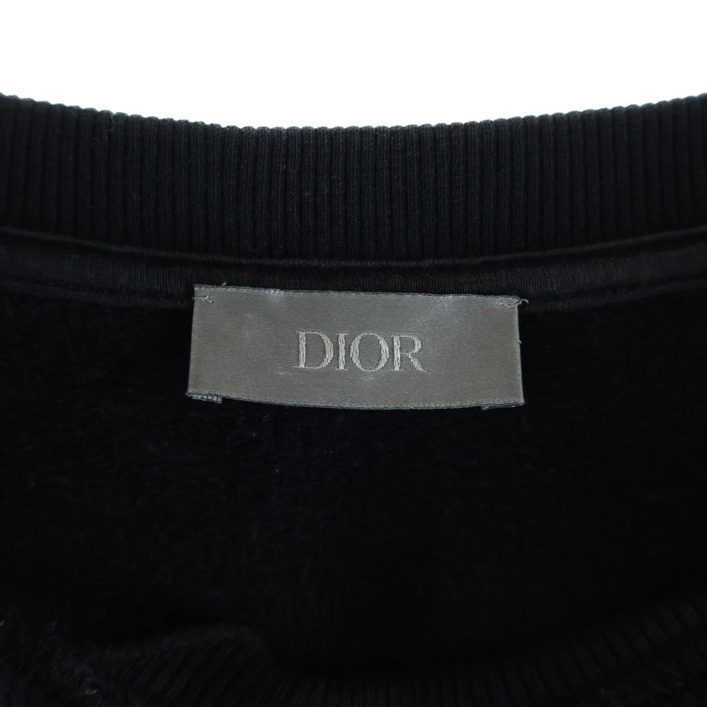 DIOR(ディオール) 20SS × DANIEL ARSHAM 3D LOGO SWEATSHIRT ダニエルアーシャム 3Dロゴ クルーネックスウェットトレーナー ブラック 023J604A0531