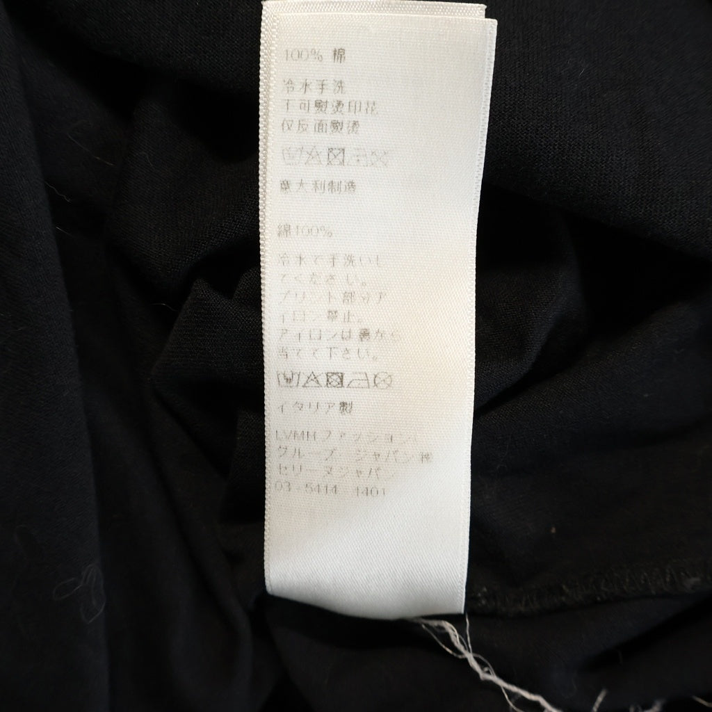CELINE(セリーヌ) classic logo クラシックロゴプリント クルーネック半袖Tシャツカットソー ブラック 2X308799I