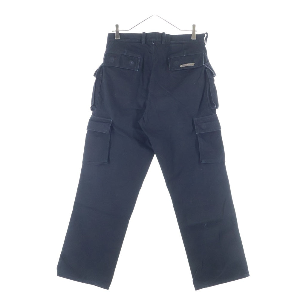 CHROME HEARTS(クロムハーツ) Fatigue Wash Straight Denim Pants 旧型 ファティーグ ウォッシュド フレアニー ストレートカーゴデニムパンツ ジーンズ ブラック
