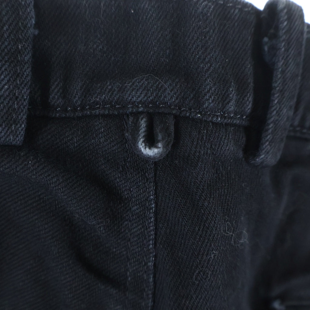 CHROME HEARTS(クロムハーツ) Fatigue Wash Straight Denim Pants 旧型 ファティーグ ウォッシュド フレアニー ストレートカーゴデニムパンツ ジーンズ ブラック