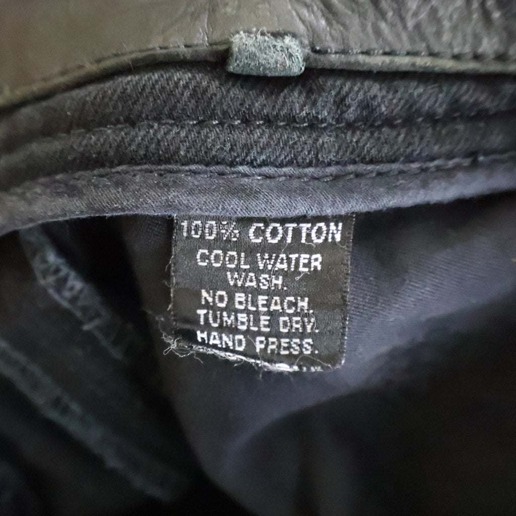 CHROME HEARTS(クロムハーツ) Fatigue Wash Straight Denim Pants 旧型 ファティーグ ウォッシュド フレアニー ストレートカーゴデニムパンツ ジーンズ ブラック