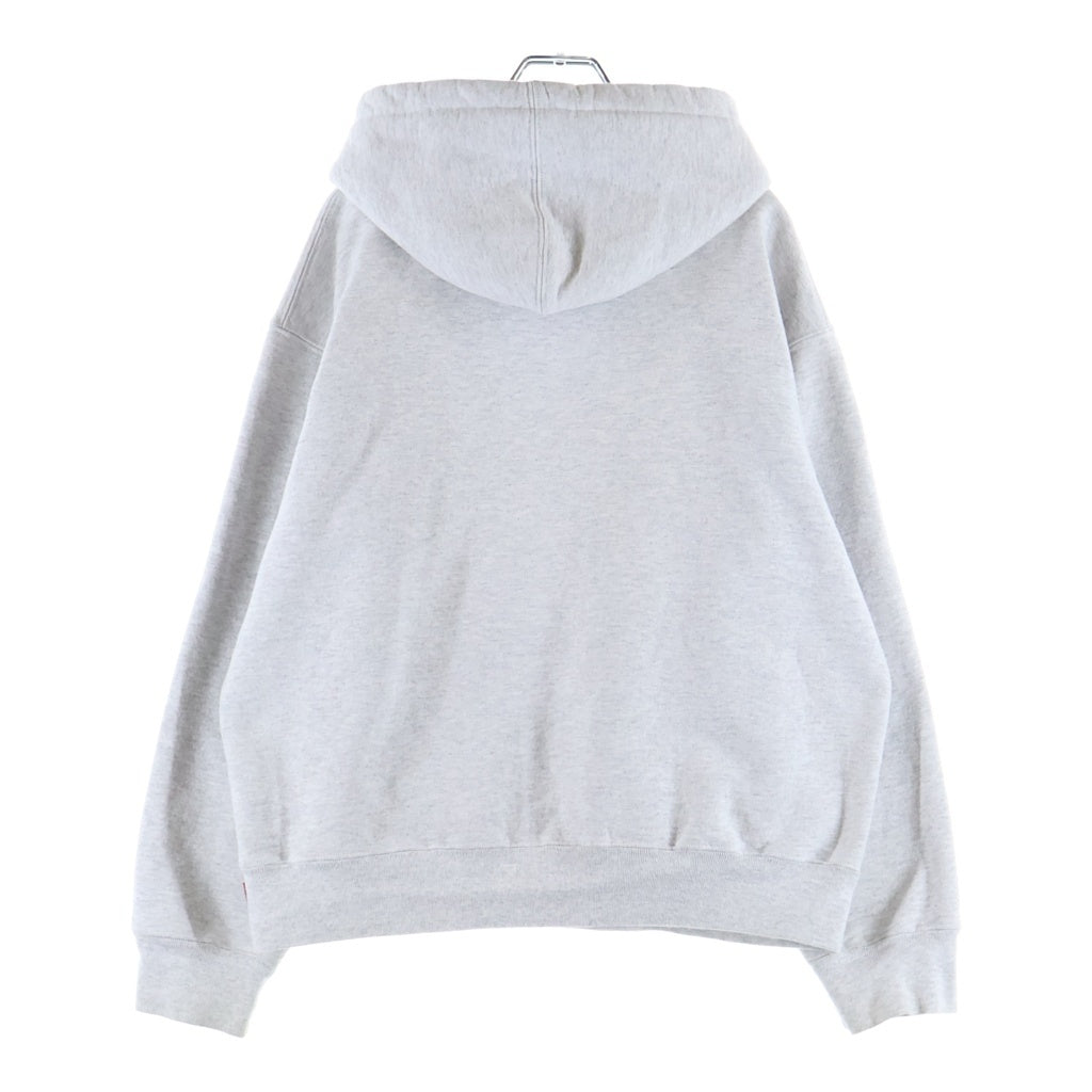 SUPREME(シュプリーム) Small Box Hooded Sweatshirt スモールボックスロゴ プルオーバーパーカーフーディー グレー
