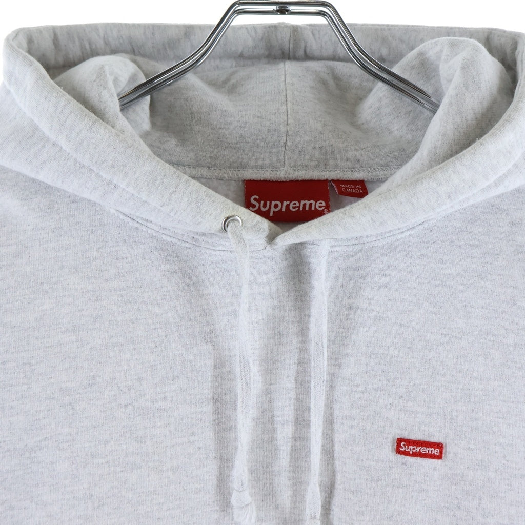 SUPREME(シュプリーム) Small Box Hooded Sweatshirt スモールボックスロゴ プルオーバーパーカーフーディー グレー