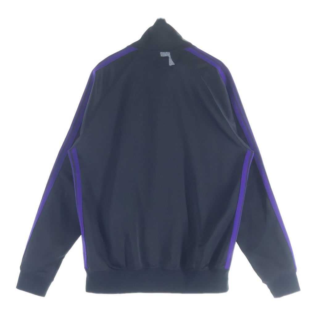 Needles(ニードルス) 26SS Track Jacket フロントロゴ刺繍ジップアップトラックジャケット ブラック/SX1519