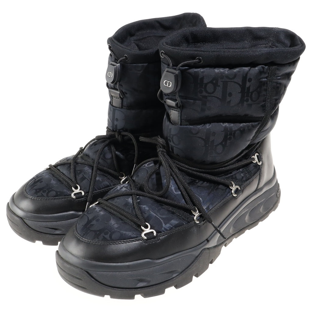 DIOR(ディオール) 21AW ×Peter Doig Snow Ankle Boot 3B0267ZLP ピーター ドイグ オブリーク スノー アンクルブーツ ブラック