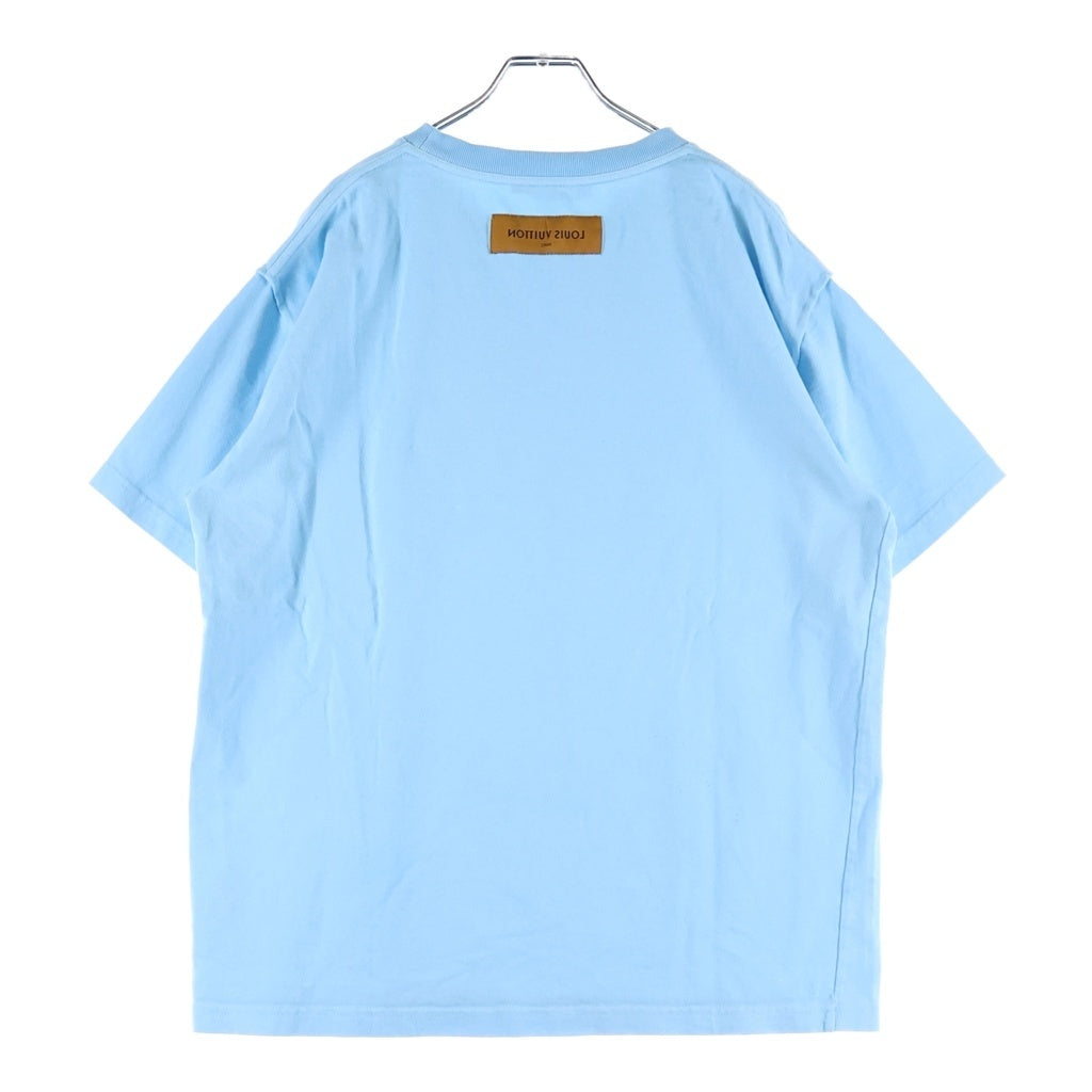 LOUIS VUITTON(ルイヴィトン) 20SS Inside Out T-shirt インサイドアウト クルーネック半袖Tシャツカットソー ブルー RM201 JYN HIY81W