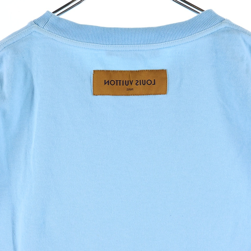 LOUIS VUITTON(ルイヴィトン) 20SS Inside Out T-shirt インサイドアウト クルーネック半袖Tシャツカットソー ブルー RM201 JYN HIY81W
