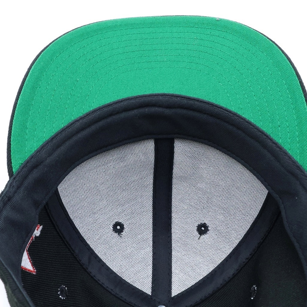 Palace Skateboards(パレススケートボーズ) ×New Era 59FIT LOW PROFILE ロゴワッペン刺繍 ベースボールキャップ ブラック