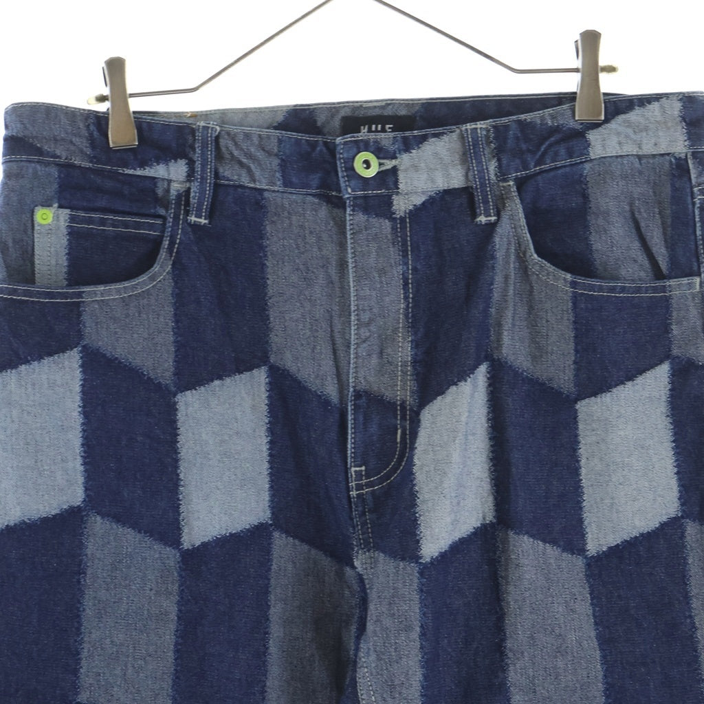 HUF(ハフ) Patchwork Denim Pants パッチワーク デニムパンツ ジーンズ インディゴ SP25 PT00340