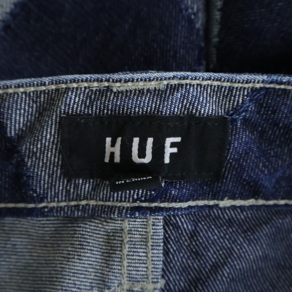 HUF(ハフ) Patchwork Denim Pants パッチワーク デニムパンツ ジーンズ インディゴ SP25 PT00340